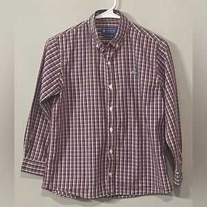 J.BAILEY ROSCOE Boys Size 12 Plaid Button Down Shirt